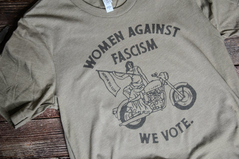 Made in USA | T-shirt Unisex | Women Against Fascism | Multiple Colors