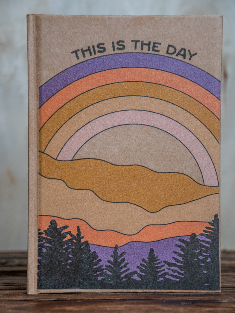 The Journal | Handprinted | 8x5 | Glum Lot Press + In Blue | This is the Day