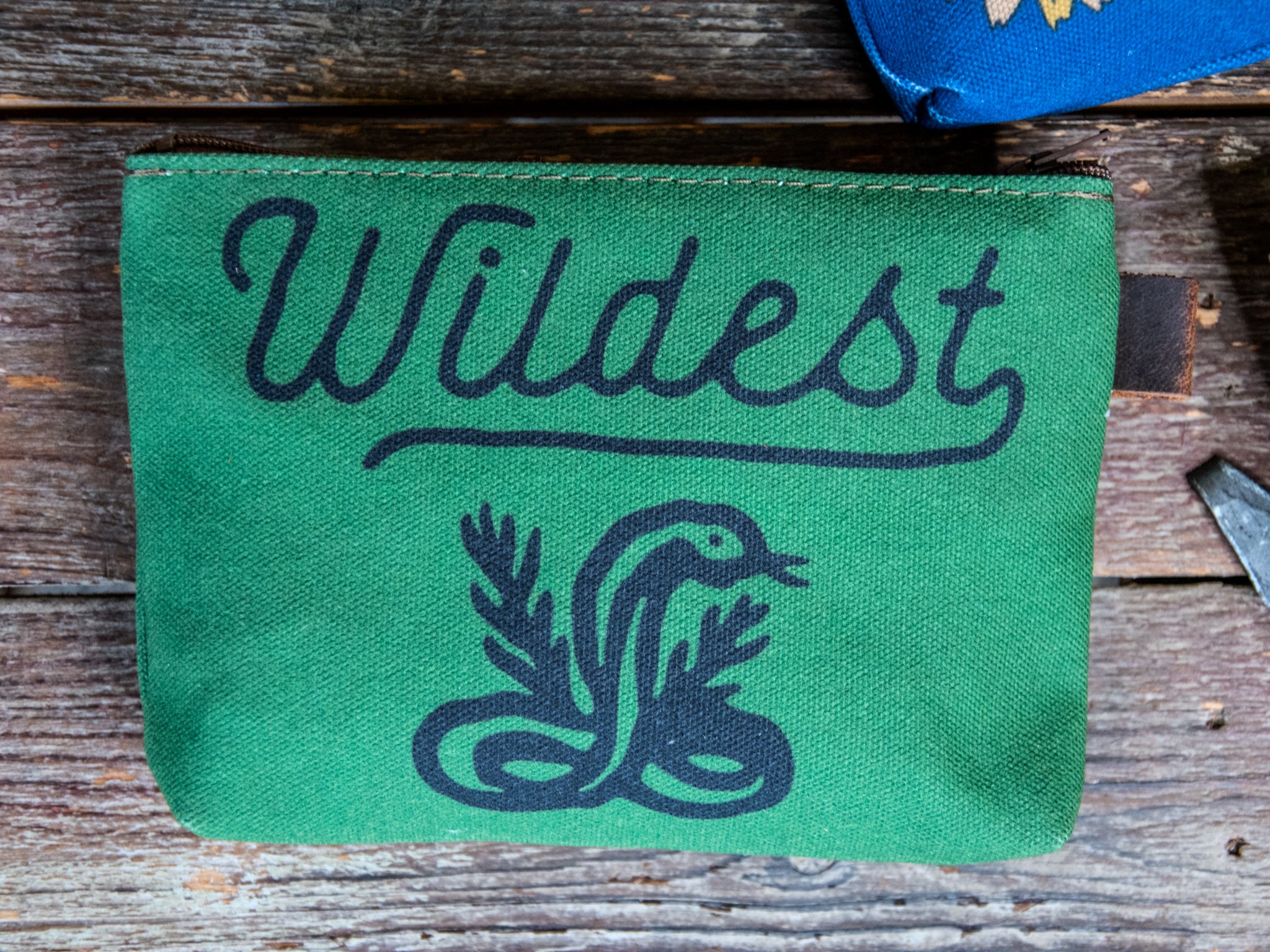 Wildest | Hand printed MEDIUM Canvas Pouch
