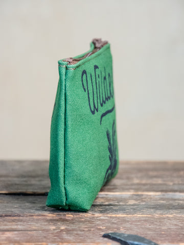 Wildest | Hand printed MEDIUM Canvas Pouch