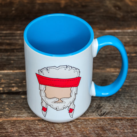 Mugs | The LARGE Coffee Cup | Hand printed original artwork mug | Willie