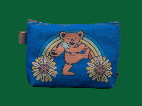 Rainbow's End  | Hand printed MEDIUM Canvas Pouch