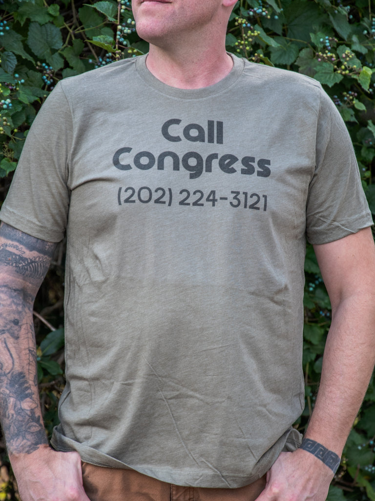 Made in USA | T-shirt Unisex | Call Congress | Multiple Colors
