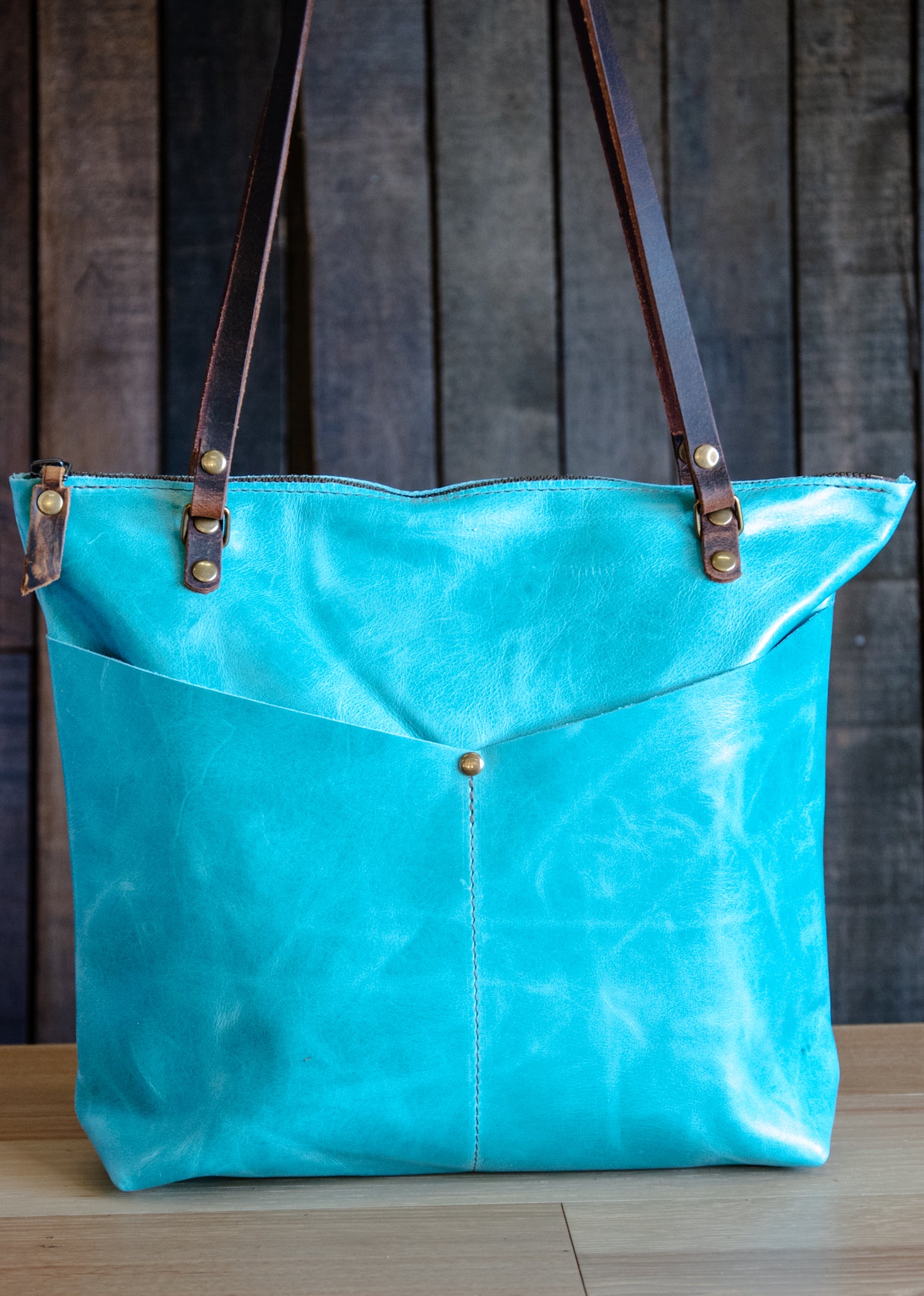 Ready to Ship | One of a Kind  | The CLASSIC SEA FOAM Tote with Zipper | Only ONE Available | o22