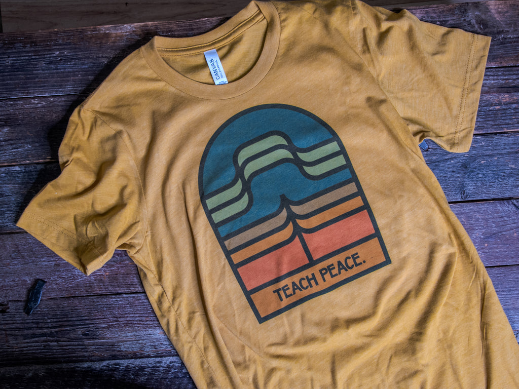 Made in USA | T-shirt Unisex | Teach Peace | Multiple Colors