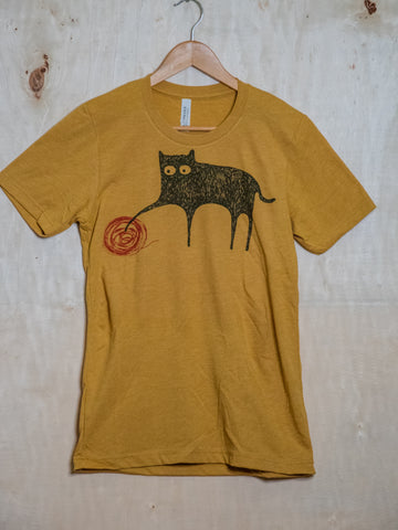 Made in USA | T-shirt Unisex | Meow | Multiple Colors