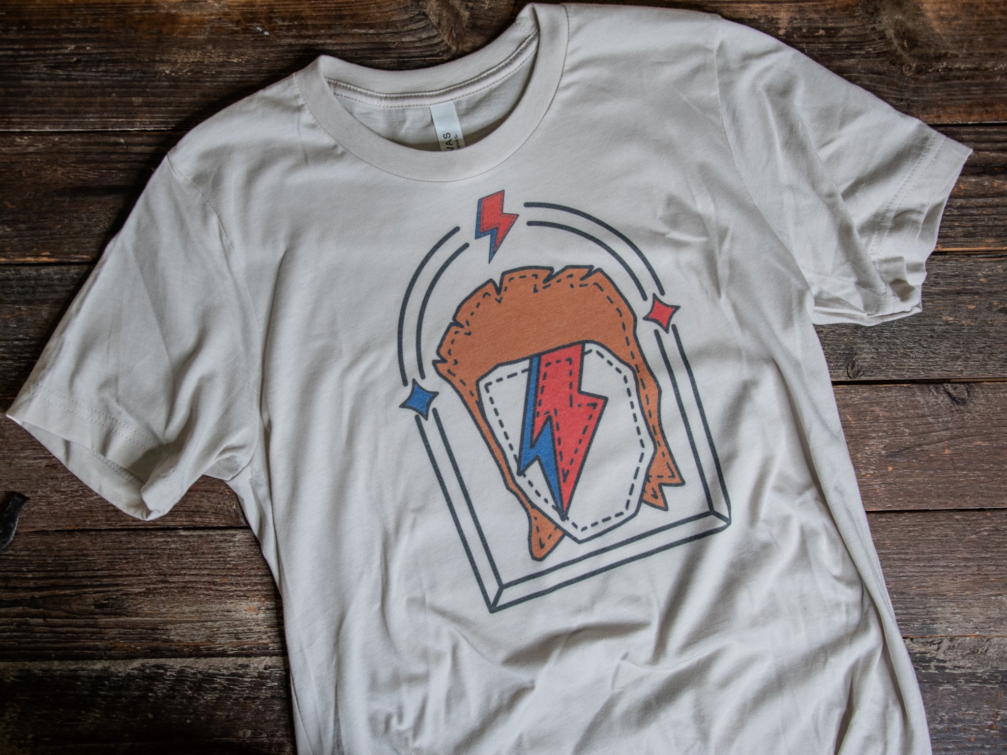 Made in USA | T-shirt | Unisex | Bowie | Heather Dust