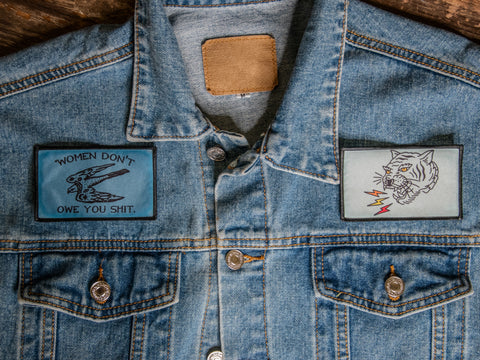Printed Patch | Women Don't Owe You Shit | Bird