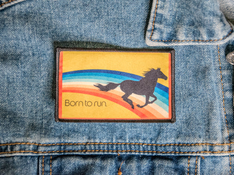 Printed Patch | Born To Run