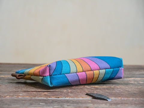 Sunrise | Hand printed MEDIUM Canvas Pouch