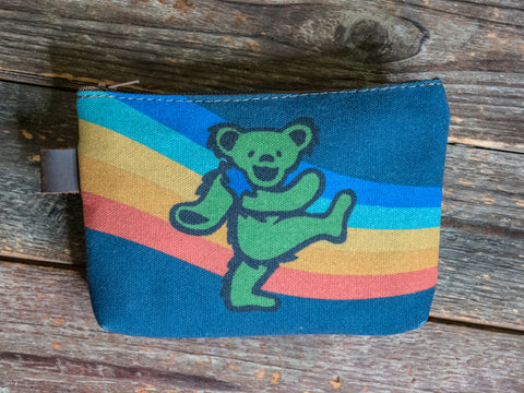 Happy Dance | Hand printed MEDIUM Canvas Pouch