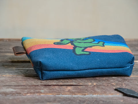 Happy Dance | Hand printed MEDIUM Canvas Pouch