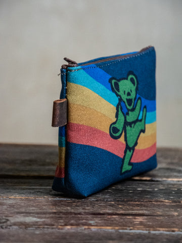 Happy Dance | Hand printed MEDIUM Canvas Pouch