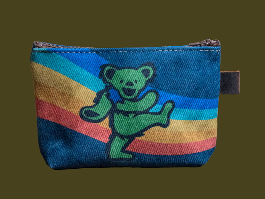 Happy Dance | Hand printed MEDIUM Canvas Pouch