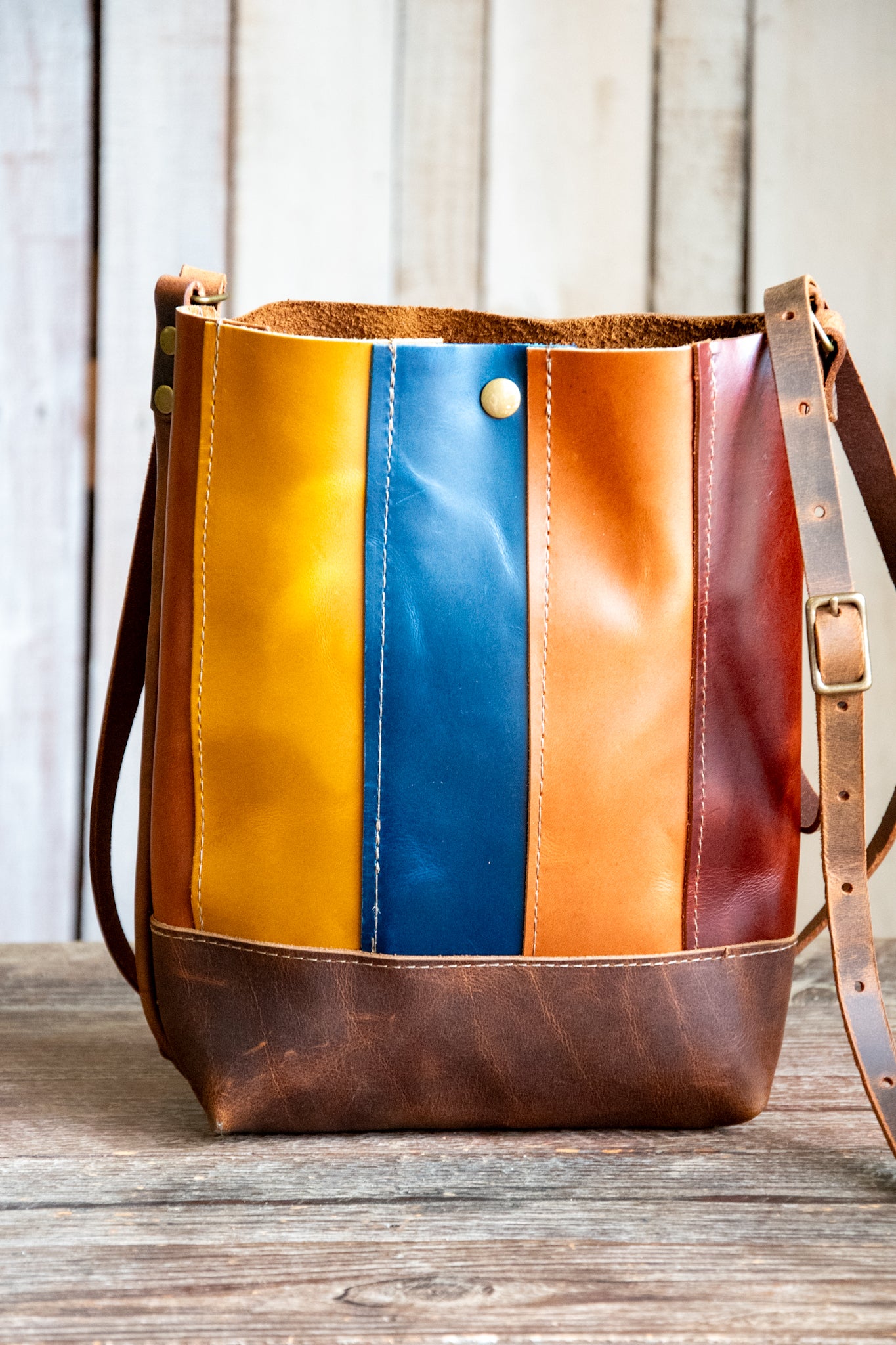 The Patchwork Small North South Tote | Limited Edition Purse | The Sophomore Tote