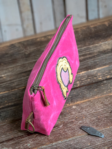 Ready To Ship | NEW Waxed Canvas | The School Pouch | Dolly