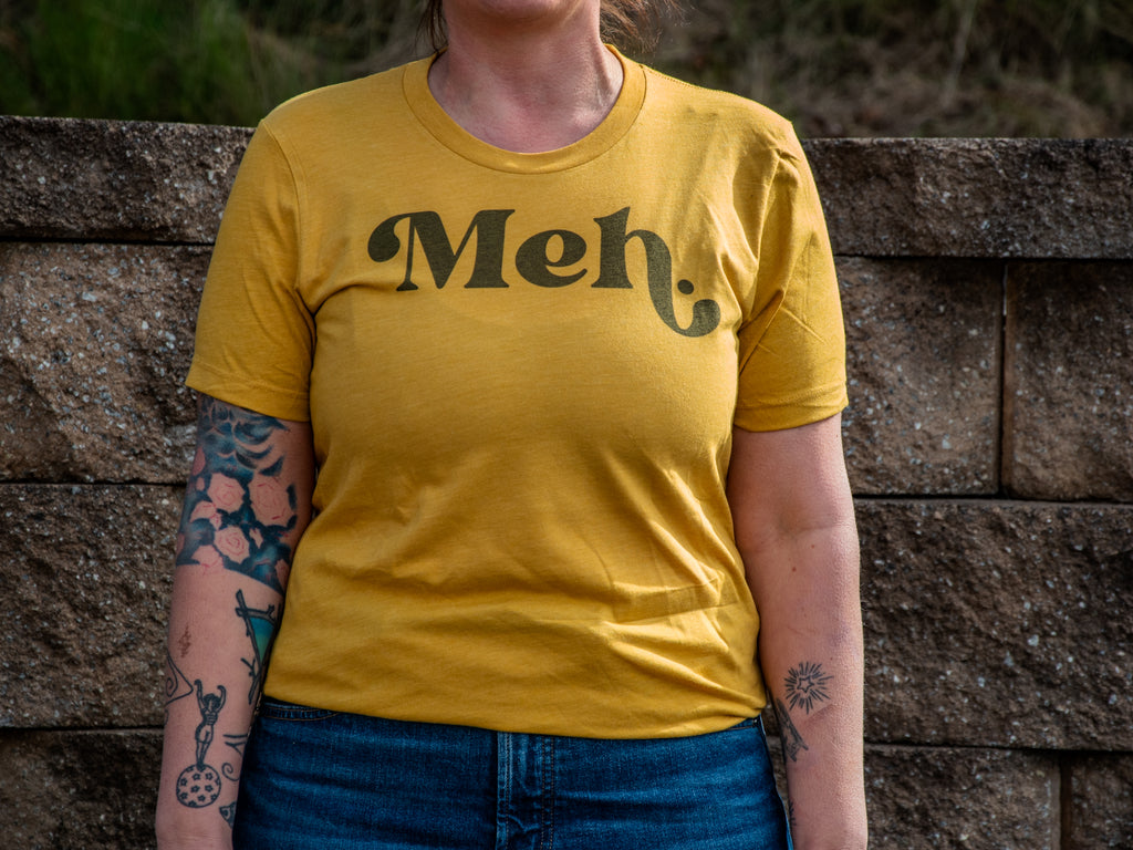 Made in USA | T-shirt Unisex | Meh | Multiple Colors