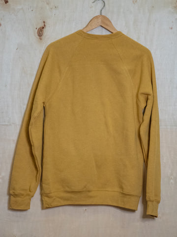 Handprinted Sweatshirt | You are not alone | Unisex Tri-Blend |  Mustard