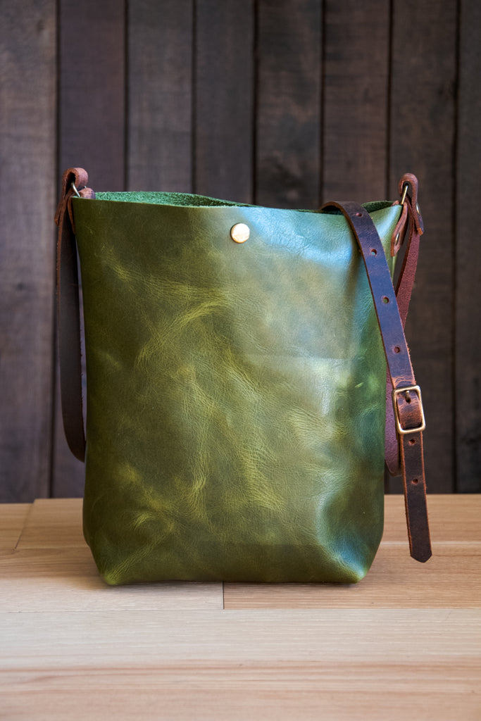 New Moss Green Small Tote Collection | The North South tote with Crossbody strap | Small | Limited Edition