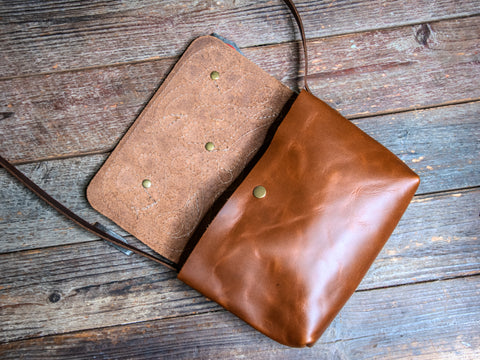 READY TO SHIP | BOURBON Leather Mini Satchel Bag | Small Crossbody Bag | Floral Flap