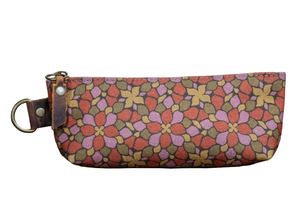 Fresno | Hand Printed Canvas Pencil Pouch