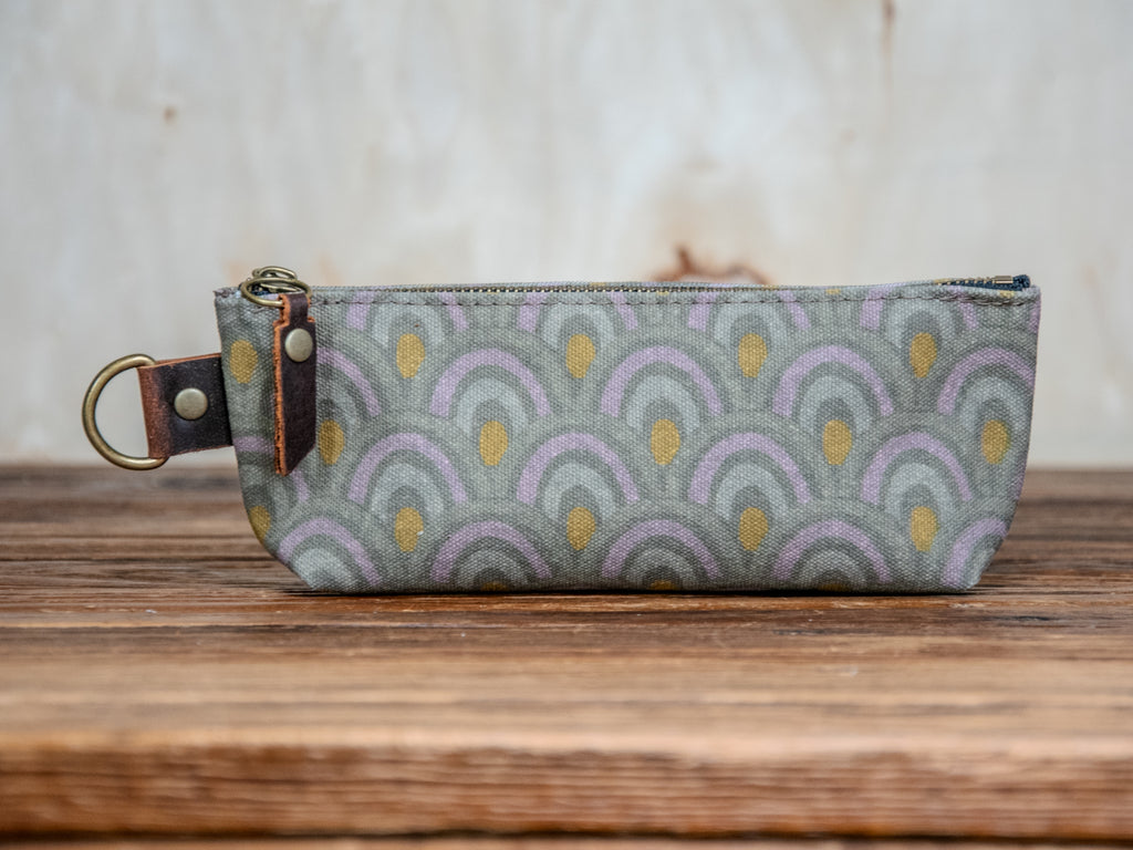 Ventura | Hand Printed Canvas Pencil Pouch