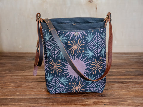Last Chance Bag Sale | Falling off the moon Small Printed North South