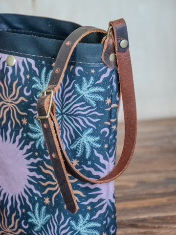 Last Chance Bag Sale | Falling off the moon Small Printed North South
