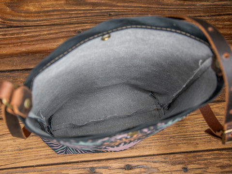 Last Chance Bag Sale | Falling off the moon Small Printed North South