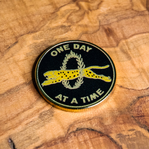 Challenge Coin | Recovery Coin | Glum Lot Press | Sometimes Quickly Sometimes Slowly