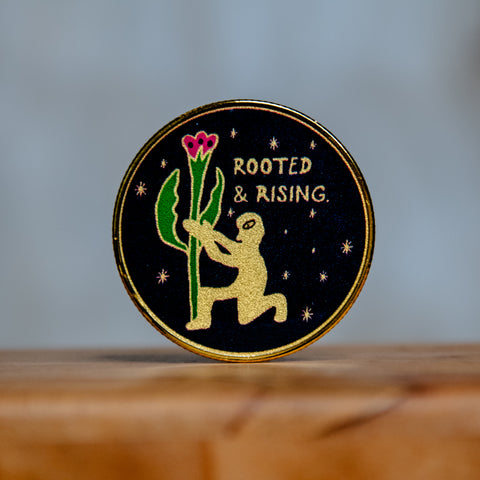 Challenge Coin | Recovery Coin | Glum Lot Press | Rooted and Rising
