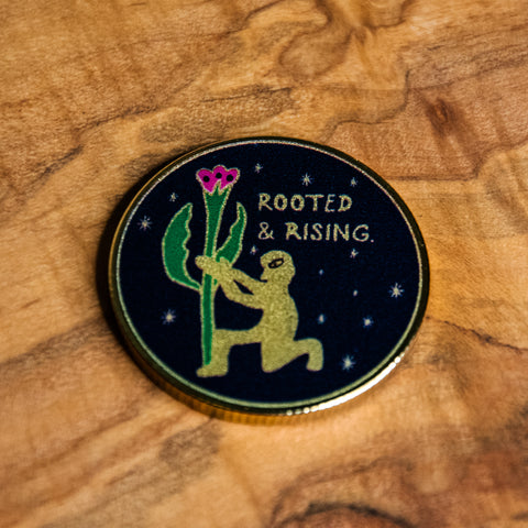 Challenge Coin | Recovery Coin | Glum Lot Press | Rooted and Rising
