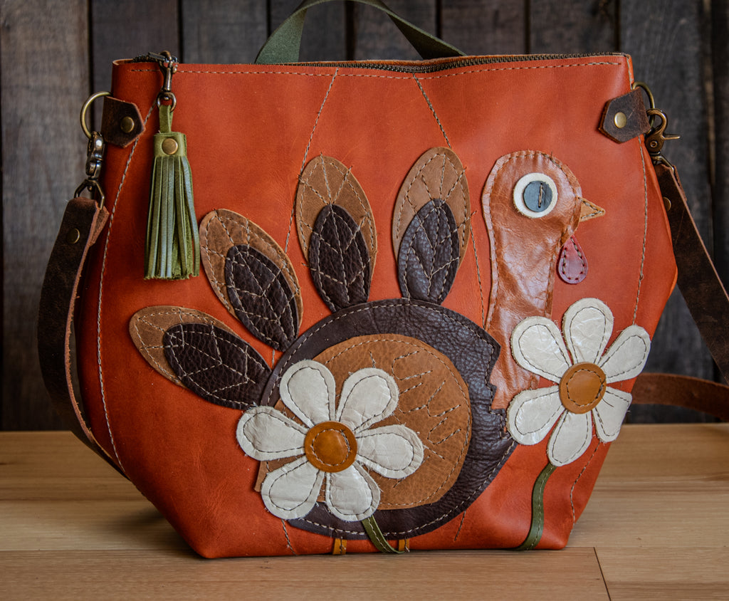 WAREHOUSE SALE | The Leather AUTUMN FESTIVAL BAG | ONE Available | HM20