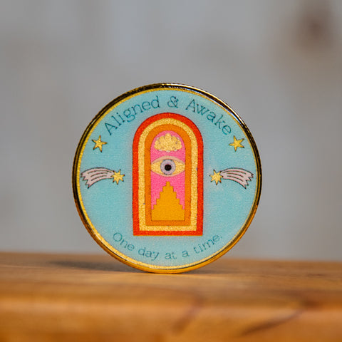 Challenge Coin | Recovery Coin | Glum Lot Press | Awake & Aligned