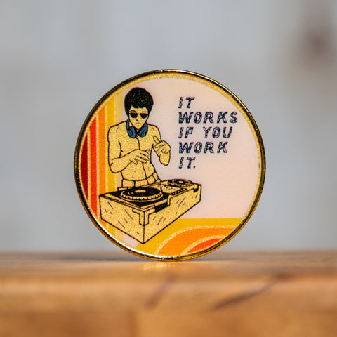 Challenge Coin | Recovery Coin | Glum Lot Press | It works if you work it
