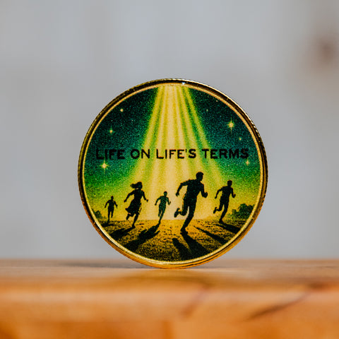 Challenge Coin | Recovery Coin | Glum Lot Press | Life on life's terms