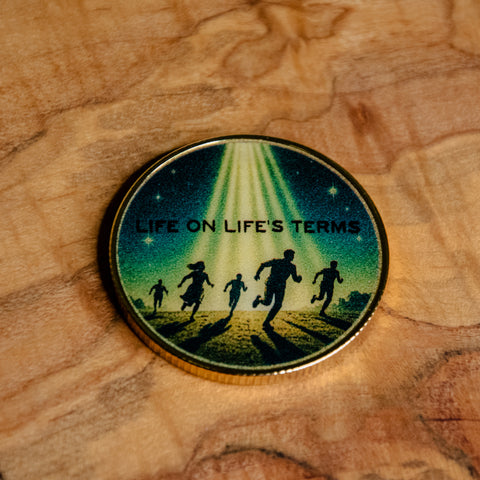 Challenge Coin | Recovery Coin | Glum Lot Press | Life on life's terms