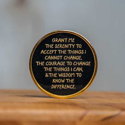 Challenge Coin | Recovery Coin | Glum Lot Press | Hold Steady