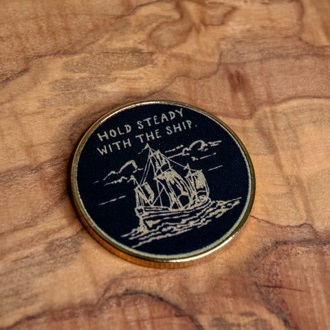 Challenge Coin | Recovery Coin | Glum Lot Press | Hold Steady