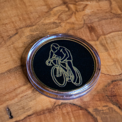 Challenge Coin | Affirmation Coin | Glum Lot Press | Ride On
