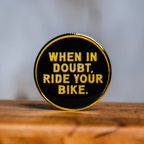 Challenge Coin | Affirmation Coin | Glum Lot Press | Ride On