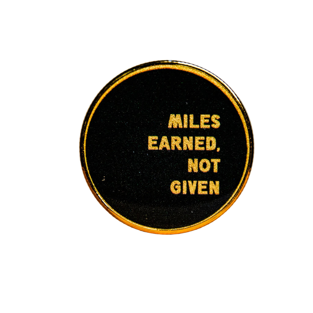 Challenge Coin | Affirmation Coin | Glum Lot Press | Miles Earned