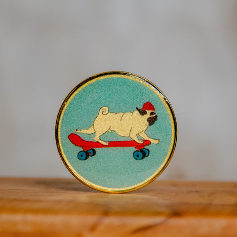 Challenge Coin | Affirmation Coin | Glum Lot Press | Pug Life