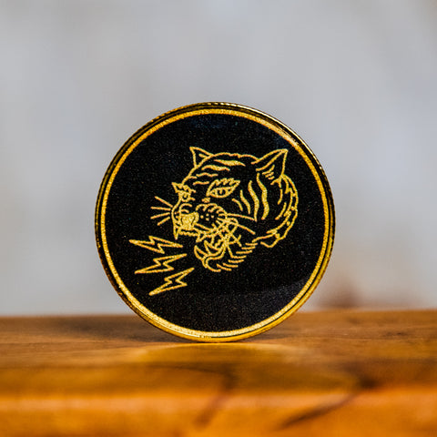 Challenge Coin | Affirmation Coin | Glum Lot Press | Get 'em tiger