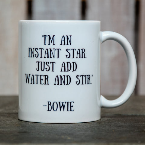 The Icon Series Mugs | Coffee Cup | Hand printed original artwork mugs | Bowie