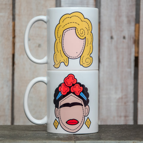 The Icon Series Mugs | Coffee Cup | Hand printed original artwork mugs | Elton