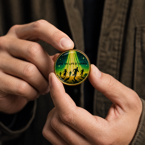 Challenge Coin | Recovery Coin | Glum Lot Press | Life on life's terms
