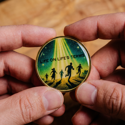 Challenge Coin | Recovery Coin | Glum Lot Press | Life on life's terms