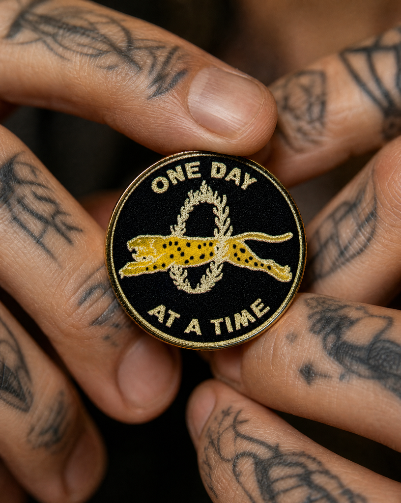 Challenge Coin | Recovery Coin | Glum Lot Press | Sometimes Quickly Sometimes Slowly