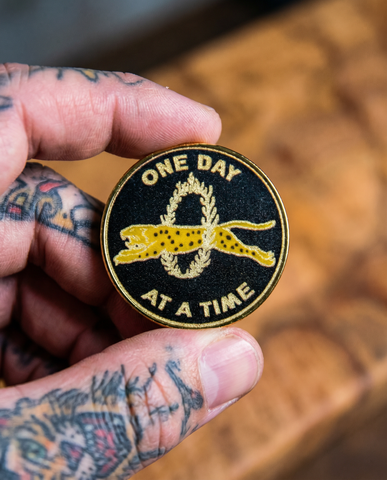 Challenge Coin | Recovery Coin | Glum Lot Press | Sometimes Quickly Sometimes Slowly